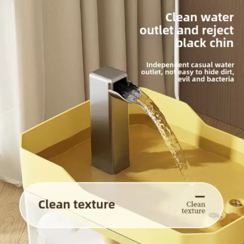 Fonte Bebedouro Automático para Gatos - Design Transparente, Filtro Integrado e Sistema Antisseca