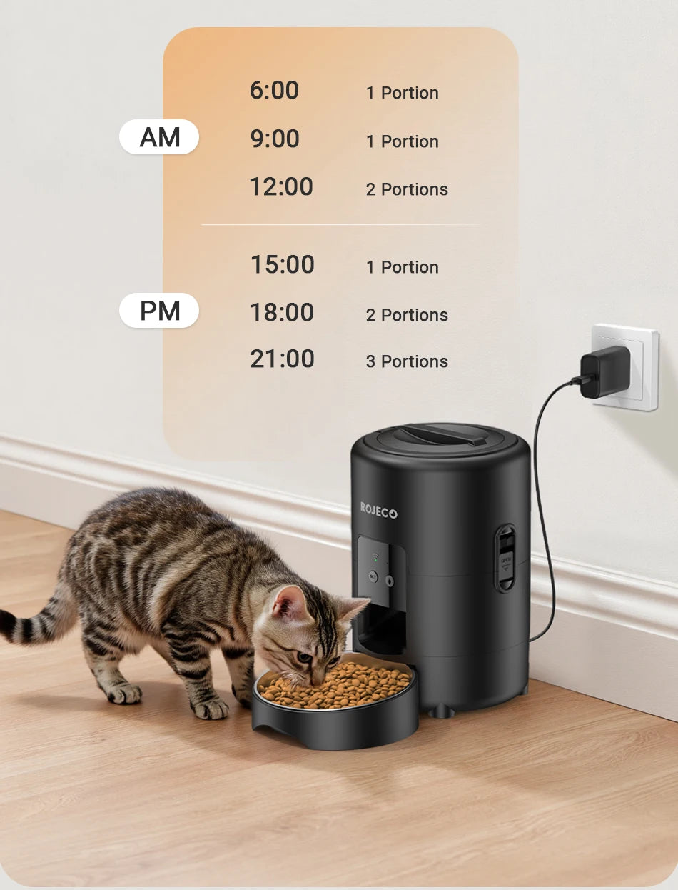 Alimentador Automático Inteligente Wi-Fi ROJECO 2L
