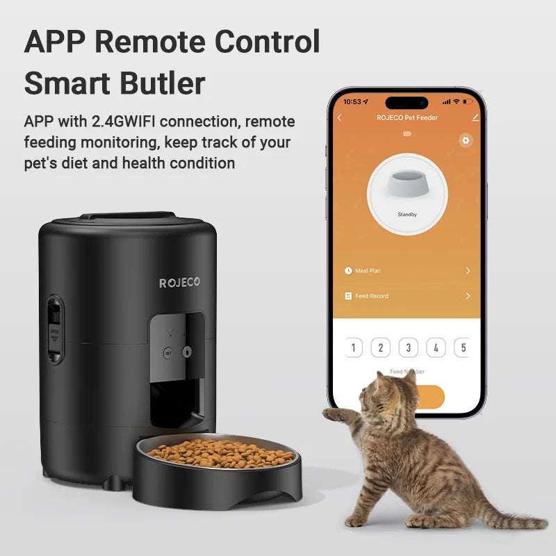 Alimentador Automático Inteligente Wi-Fi ROJECO 2L