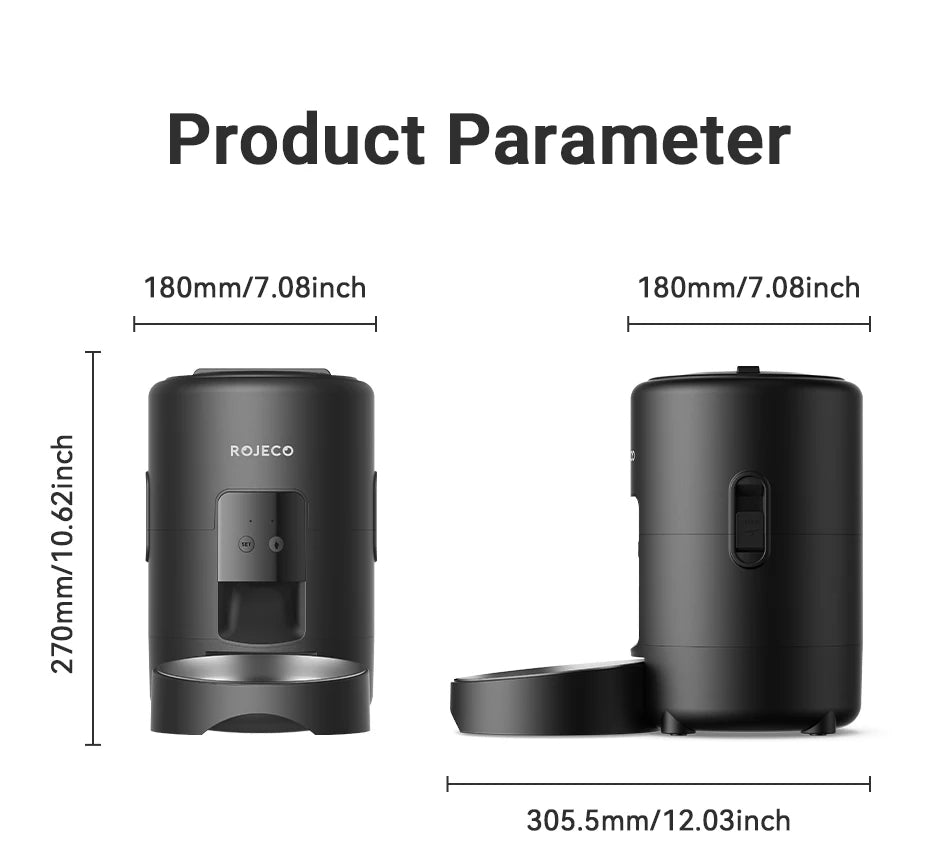 Alimentador Automático Inteligente Wi-Fi ROJECO 2L