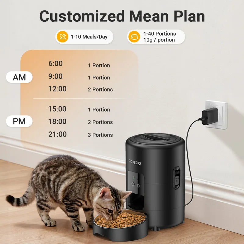 Alimentador Automático Inteligente Wi-Fi ROJECO 2L