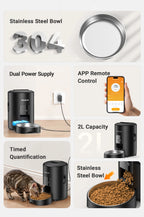Alimentador Automático Inteligente Wi-Fi ROJECO 2L